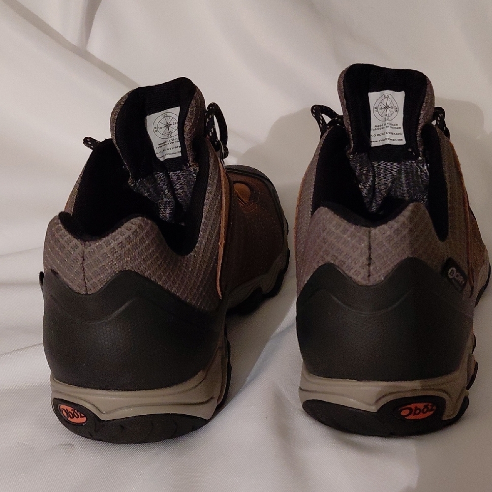 Men's Brown Hiking Boots - Durable Trail Shoes - Picture 3 of 4